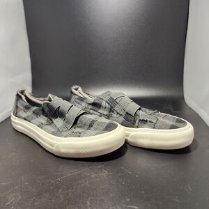 Blowfish Malibu MARLEY Gray Mini Buffalo Check Women’s Sneakers Size 7.5